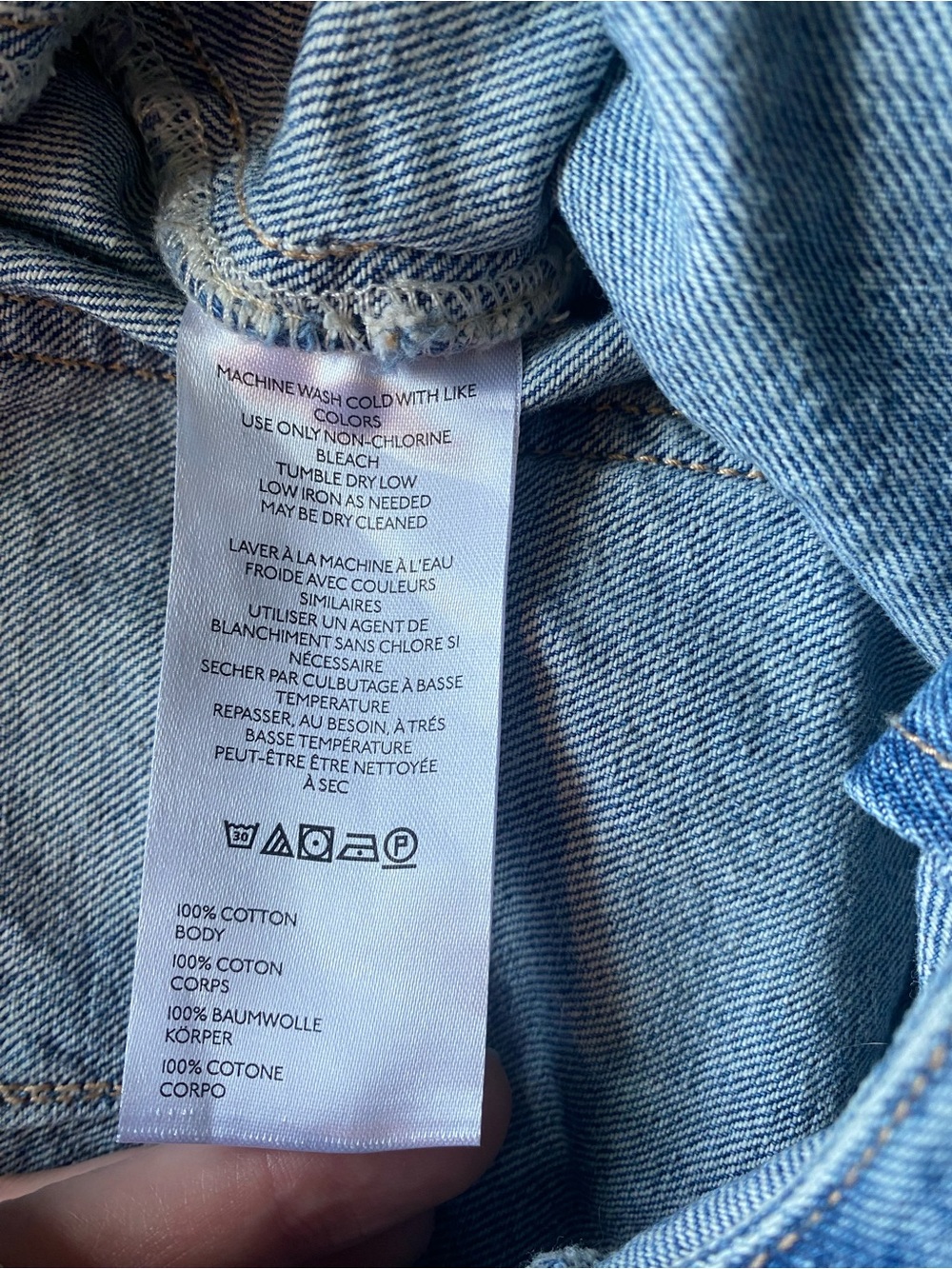 Free People denim button up romper, medium - Picture 4 of 13